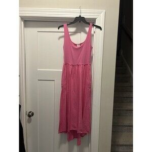 A New Day Women’s Barbiecore Pink Hi-Low Maxi Dress Size Medium Girly Teacher